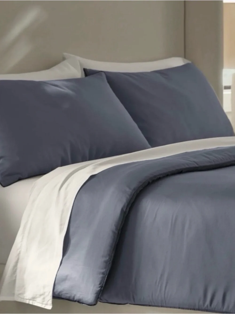 NWT Boll & Branch 3 piece Comforter Set King Size/ Cal King
